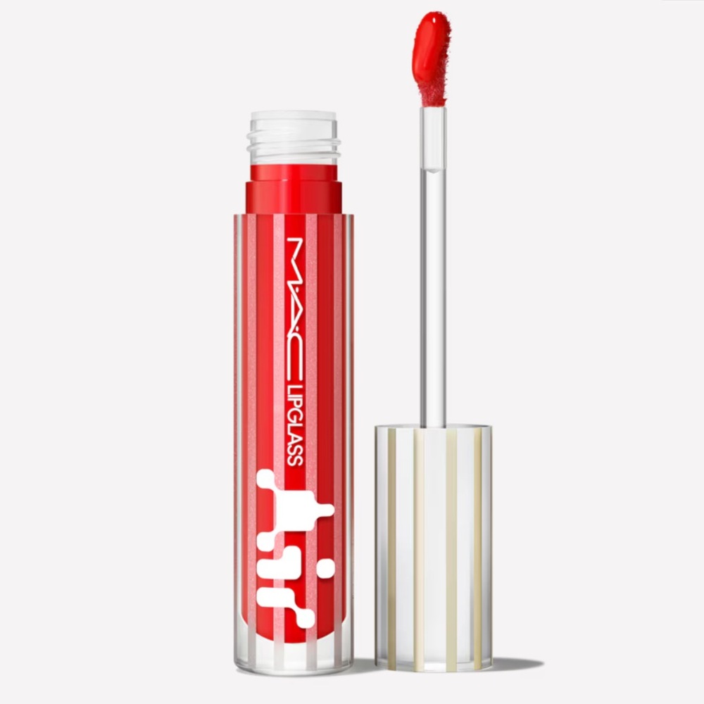 MAC Cosmetics Lipglass - Vibrant Red - Picture 7 of 8